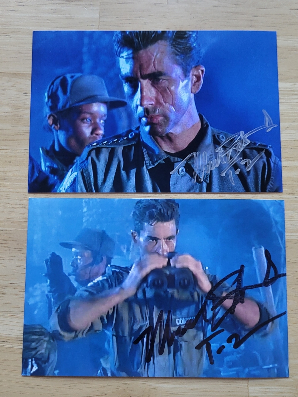 Michael Edwards Terminator 2 Judgement Day Hand Signed 4x6 Autograph Photos